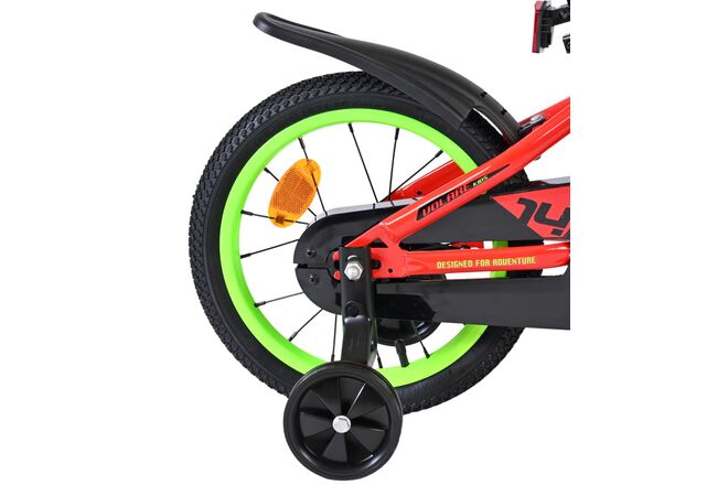 Volare Rocky Kinderfahrrad - Jungen - 14 Zoll - Rot