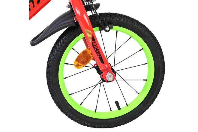 Volare Rocky Kinderfahrrad - Jungen - 14 Zoll - Rot