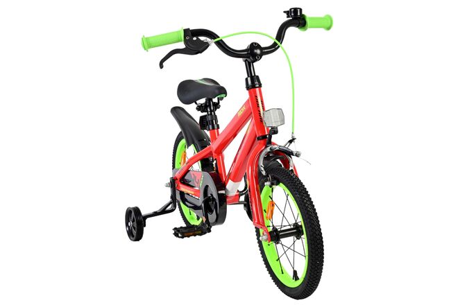 Volare Rocky Kinderfahrrad - Jungen - 14 Zoll - Rot