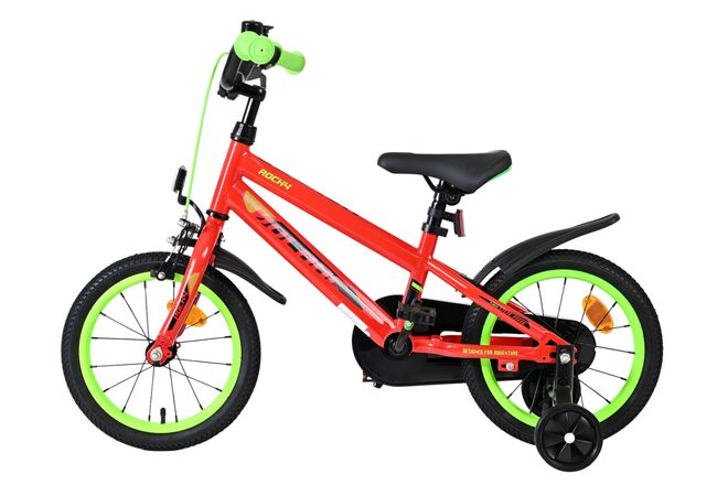 Volare Rocky Kinderfahrrad - Jungen - 14 Zoll - Rot