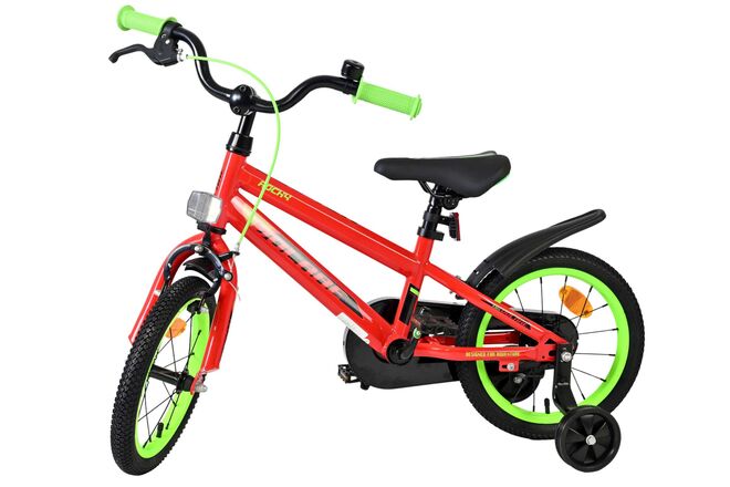 Volare Rocky Kinderfahrrad - Jungen - 14 Zoll - Rot
