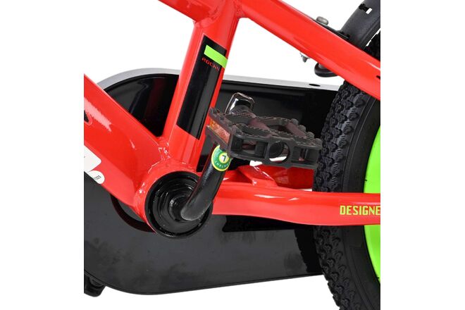 Volare Rocky Kinderfahrrad - Jungen - 14 Zoll - Rot