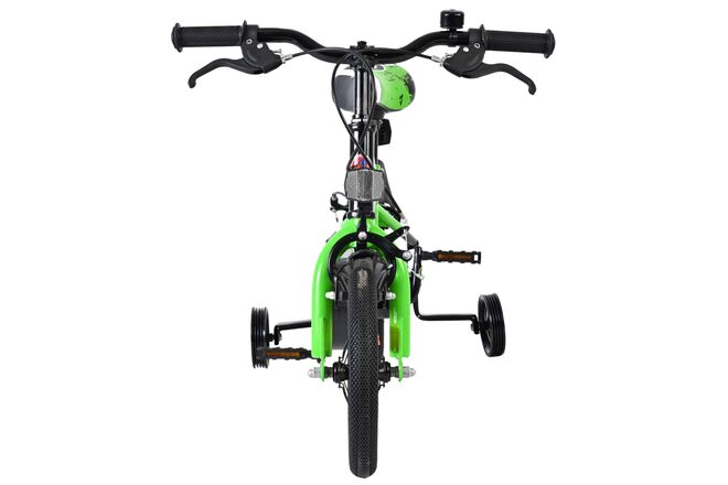 Volare Sportivo Kinderfiets - Jongens - 12 inch - Groen Zwart - Twee Handremmen