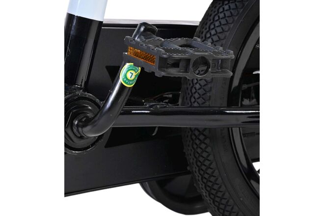 Volare Sportivo Kinderfahrrad - Jungen - 12 Zoll - Blau Schwarz - Zwei Handbremsen