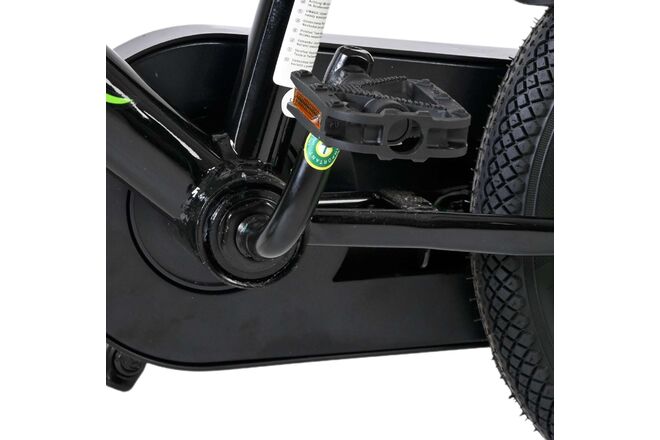 Volare Strike Kinderfiets - Jongens - 12 inch - Zwart Groen - Twee Handremmen