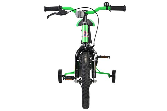 Volare Strike Kinderfiets - Jongens - 14 inch - Zwart Groen