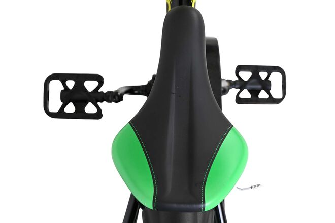 Volare Strike Kinderfiets - Jongens - 14 inch - Zwart Groen - Twee handremmen