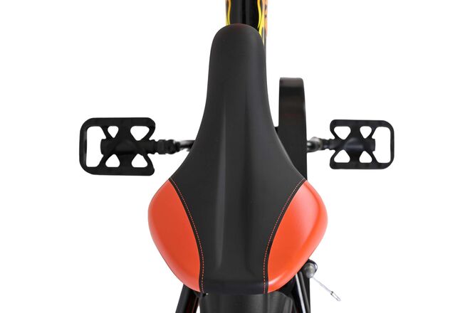 Volare Strike Kinderfiets - Jongens - 14 inch - Zwart Oranje - Twee handremmen