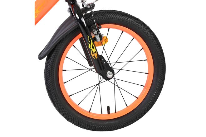 Volare Strike Kinderfiets - Jongens - 16 inch - Zwart Oranje