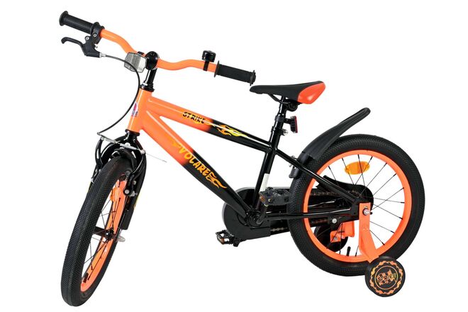 Volare Strike Kinderfiets - Jongens - 16 inch - Zwart Oranje
