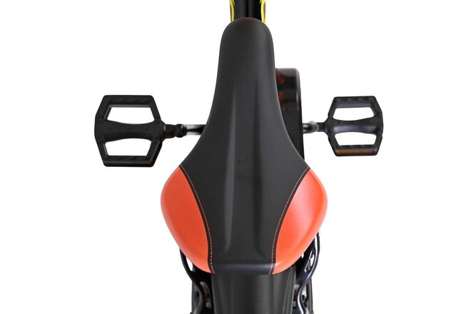 Volare Strike Kinderfiets - Jongens - 16 inch - Zwart Oranje - Twee Handremmen