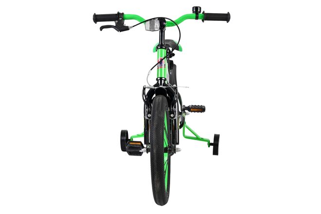 Volare Strike Kinderfiets - Jongens - 16 inch - Zwart Groen