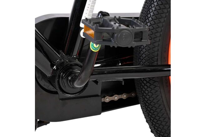 Volare Strike Kinderfiets - Jongens - 16 inch - Zwart Oranje - Twee Handremmen