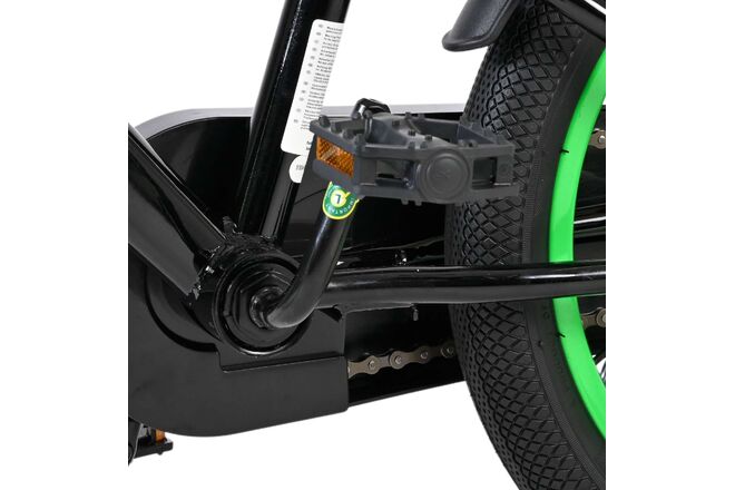 Volare Strike Kinderfiets - Jongens - 16 inch - Zwart Groen