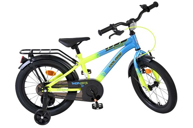Volare Thombike Children's Bicycle - Boys - 16 inch - Blue Yellow