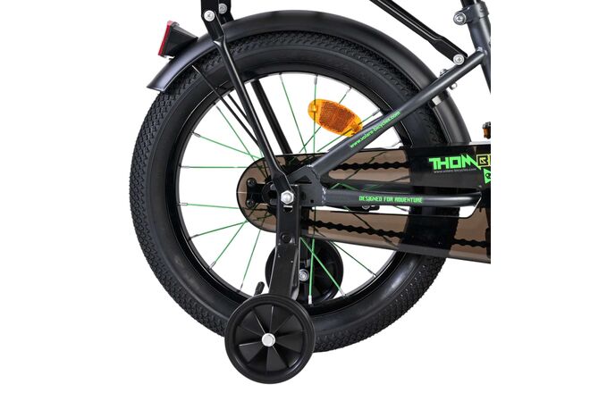 Volare Thombike Children's Bike - Boys - 16 inch - Green Gray