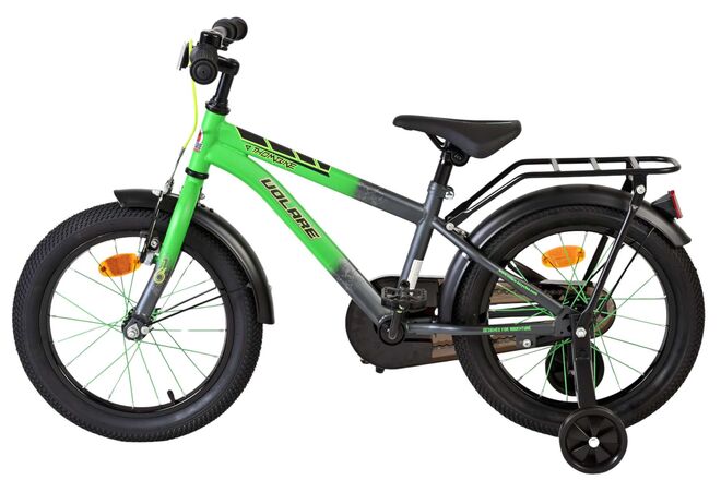 Volare Thombike Children's Bike - Boys - 16 inch - Green Gray