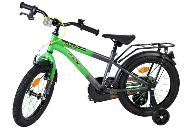 Volare Thombike Children's Bike - Boys - 16 inch - Green Gray