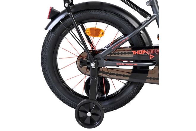 Volare Thombike Children's Bike - Boys - 16 inch - Orange Gray