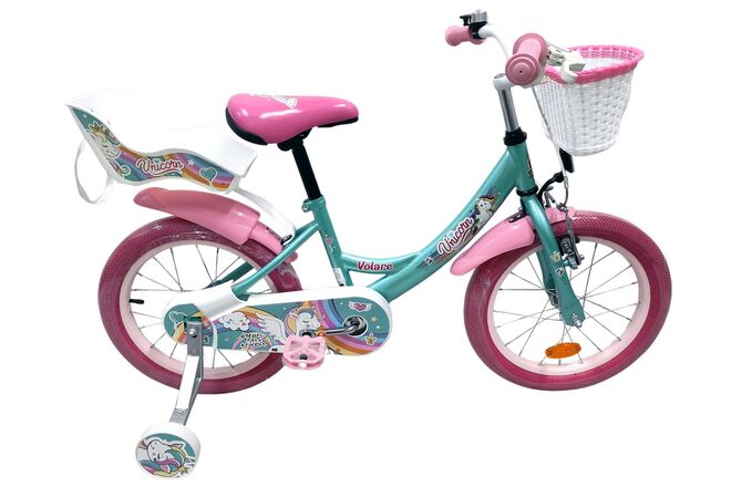 Volare Unicorn Kinderfiets - Meisjes - 16 inch - Groen