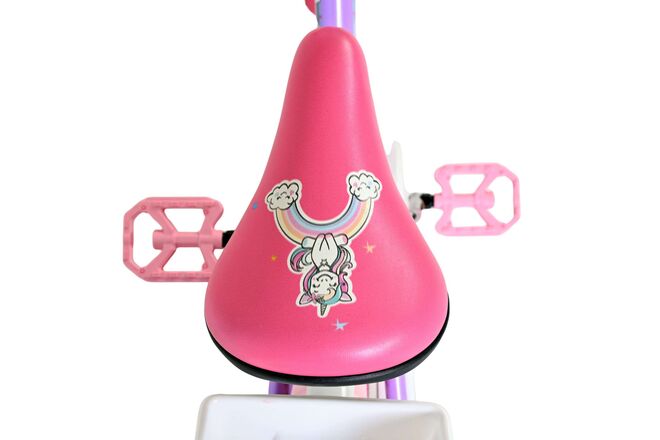 Volare Unicorn Kinderfahrrad – Mädchen – 16 Zoll – Lila