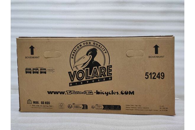 Volare Strike Kinderfiets - Jongens - 12 inch - Zwart Oranje