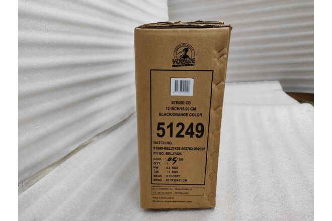 Volare Strike Kinderfiets - Jongens - 12 inch - Zwart Oranje