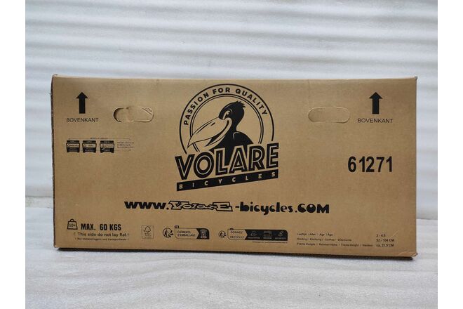 Volare Unicorn Kinderfiets - Meisjes - 12 inch - Roze - Twee handremmen