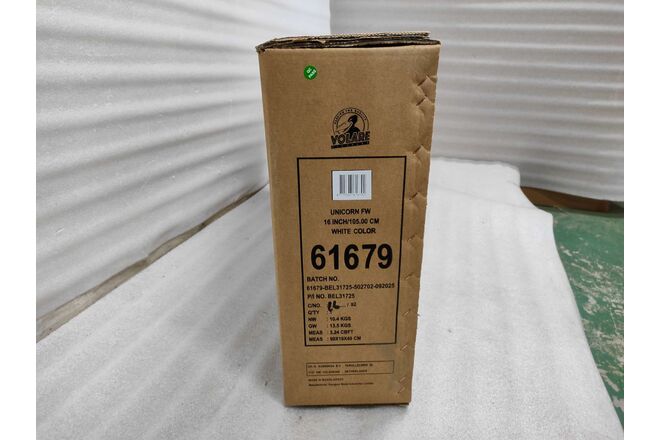 Volare Unicorn Children's Bicycle - Girls - 16 inch - White - Two Hand Brakes