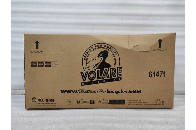 Volare Unicorn Kinderfiets - Meisjes - 14 inch - Roze - Twee Handremmen