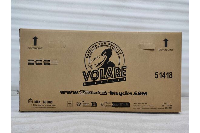 Volare Olivia Kinderfiets - Meisjes - 14 inch - Roze - Twee Handremmen