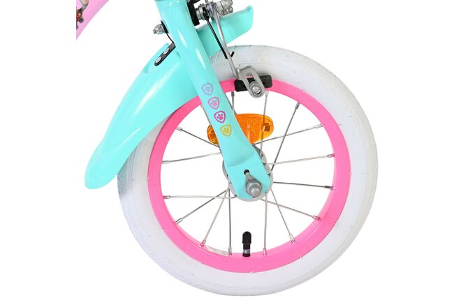 Paw Patrol Kinderfiets - Meisjes - 12 inch - Roze - Twee handremmen