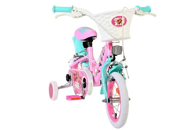 Paw Patrol Kinderfiets - Meisjes - 12 inch - Roze - Twee handremmen