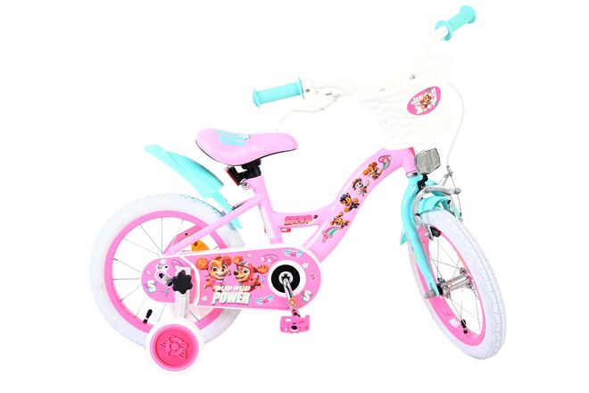 Paw Patrol Kinderfahrrad – Mädchen – 14 Zoll – Rosa