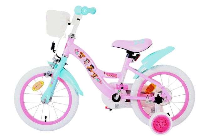 Paw Patrol Kinderfahrrad – Mädchen – 14 Zoll – Rosa