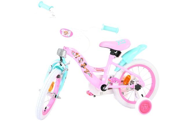 Paw Patrol Kinderfahrrad – Mädchen – 14 Zoll – Rosa