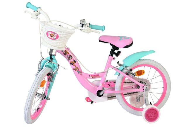 Paw Patrol Children's Bike - Girls - 16 inch - Pink - Two hand brakes