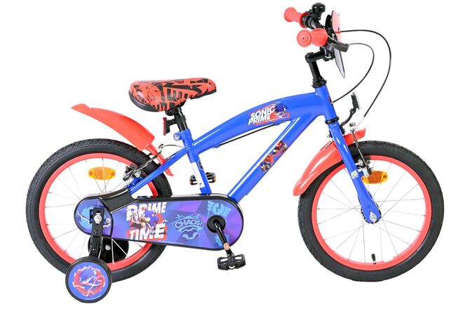 Sonic Kinderfiets – Jongens – 16 inch – Blauw – Twee handremmen
