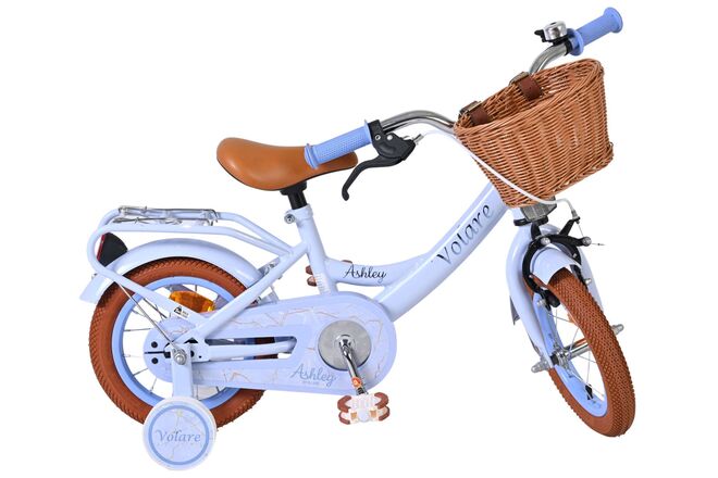Rower dziecięcy Volare Ashley – dziewczęcy – 12 cali – pastelowy niebieski