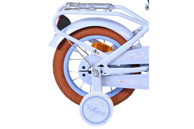 Rower dziecięcy Volare Ashley – dziewczęcy – 12 cali – pastelowy niebieski