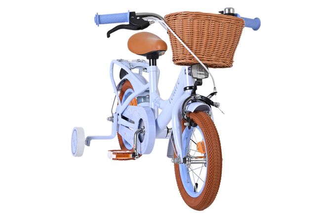 Rower dziecięcy Volare Ashley – dziewczęcy – 12 cali – pastelowy niebieski