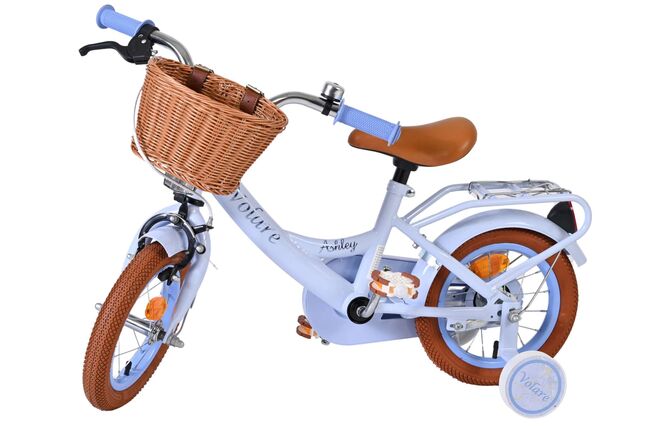 Rower dziecięcy Volare Ashley – dziewczęcy – 12 cali – pastelowy niebieski