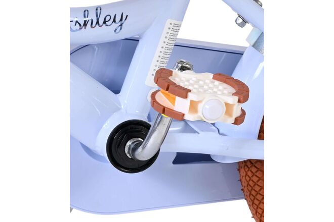 Rower dziecięcy Volare Ashley – dziewczęcy – 12 cali – pastelowy niebieski