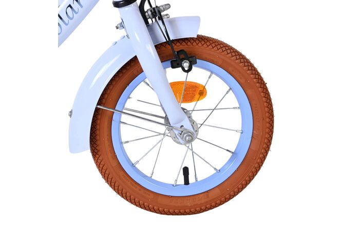 Volare Ashley Children's Bicycle - Girls - 12 inch - Pastel Blue - Two hand brakes
