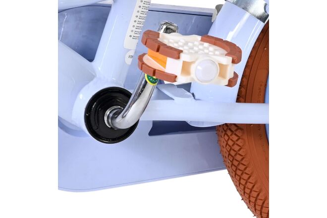 Volare Ashley Children's Bicycle - Girls - 12 inch - Pastel Blue - Two hand brakes