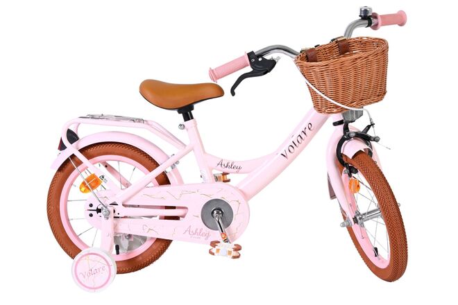 Rower dziecięcy Volare Ashley – dziewczęcy – 14 cali – różowy