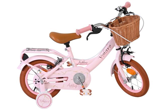 Volare Ashley Kinderfiets - Meisjes - 12 inch - Roze - Twee handremmen