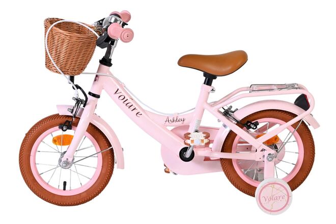Volare Ashley Kinderfiets - Meisjes - 12 inch - Roze - Twee handremmen