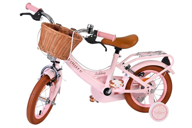 Volare Ashley Kinderfiets - Meisjes - 12 inch - Roze - Twee handremmen