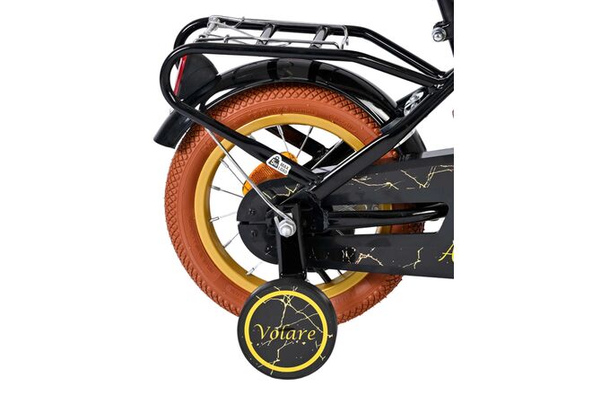 Volare Ashley Kinderfiets - Meisjes - 12 inch - Zwart